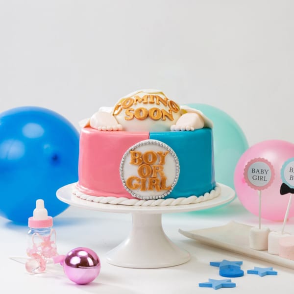 Delectable and Vibrant Cake for Baby Shower