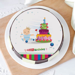 First Birthday Cake For Boy