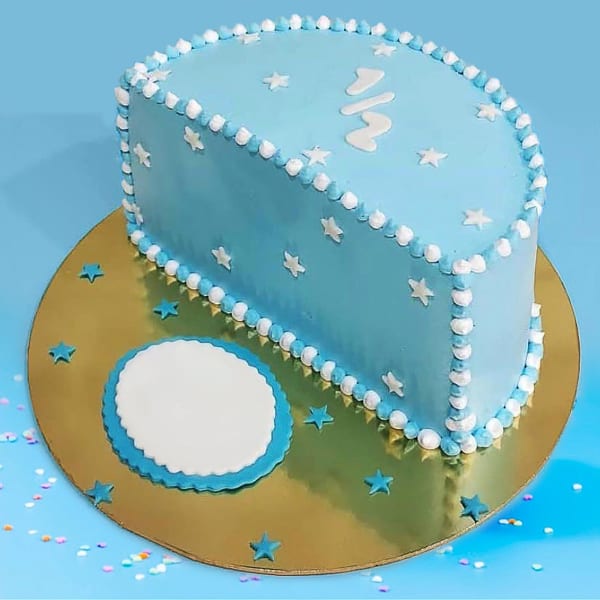 Half Year Birthday Cake For Boy