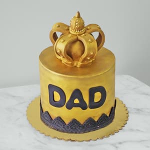 Happy Birthday Dad Fondant Cake